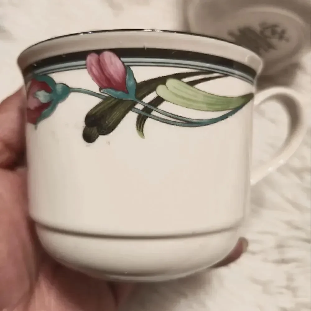 Lenox Midnight Blossom Chinastone Tea Cup Fine China 12